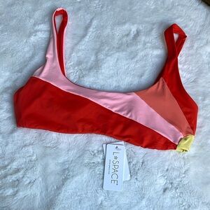 L Space Lizzie sunburst swim top